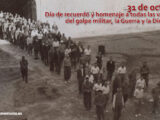 31 de octubre, Día de recuerdo y homenaje a todas las víctimas del golpe militar, la Guerra y la Dictadura