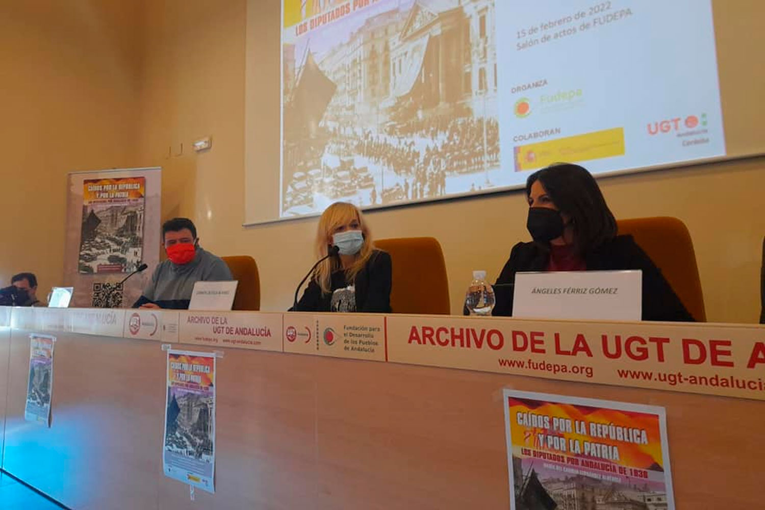 Ángeles Férriz participa en la presentación de ‘Caídos por la República y por la Patria. Los diputados por Andalucía de 1936’