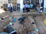 Siguen los trabajos de exhumación de la fosa común de Hinojosa del Duque